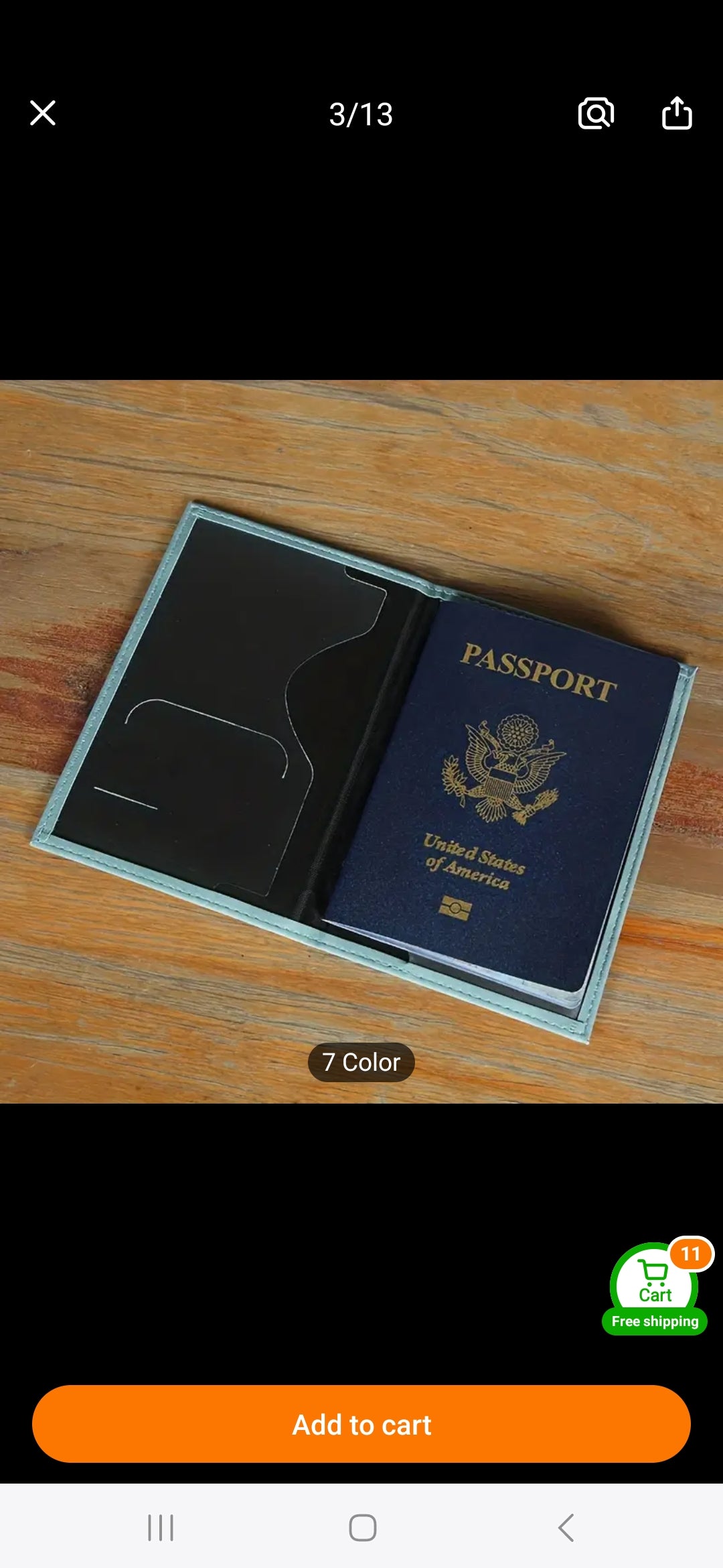 Passport Holder - Brown