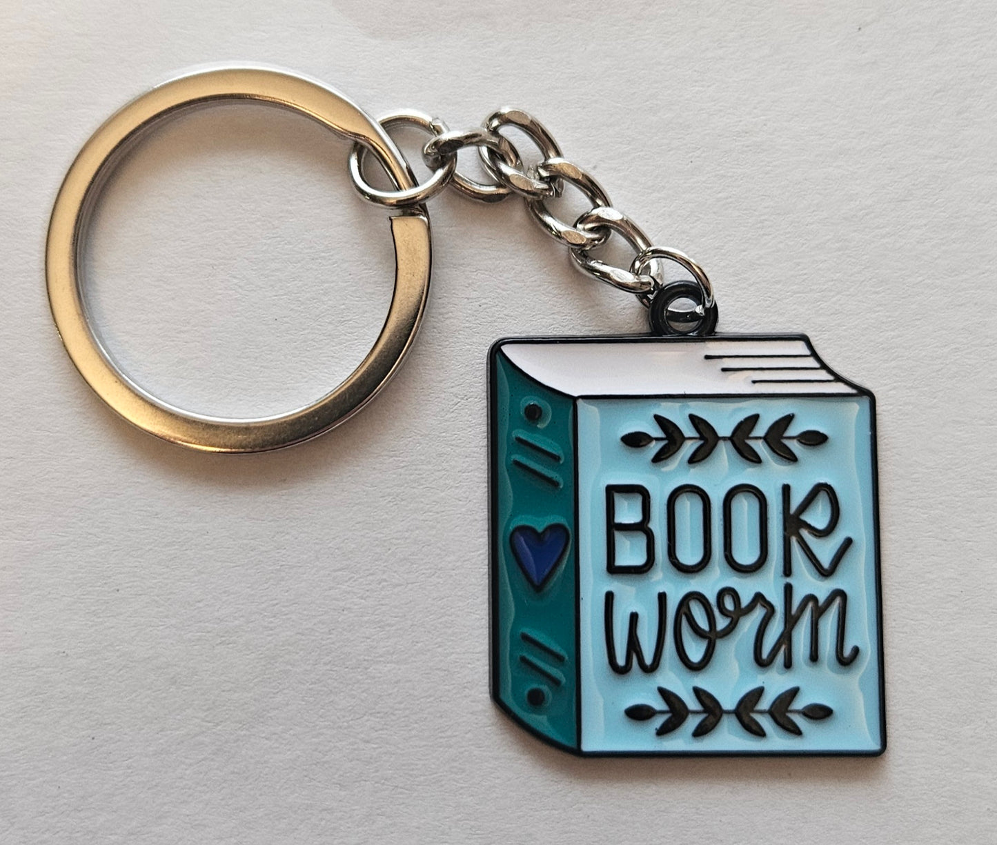 "Bookworm" Keychain