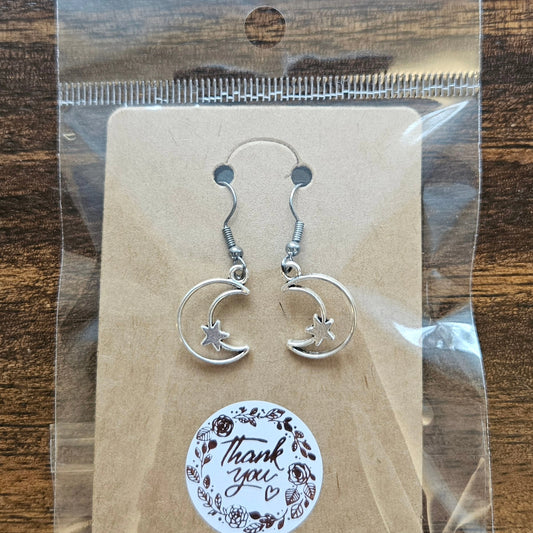 Moon/Stars Earrings