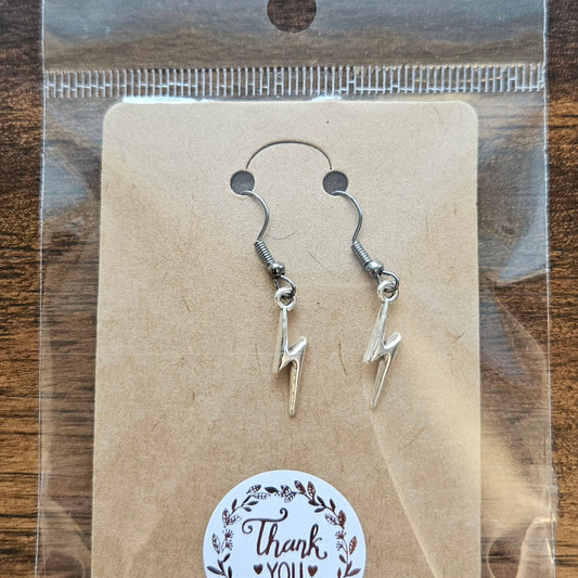 Mini HP Lightning Bolt Earrings