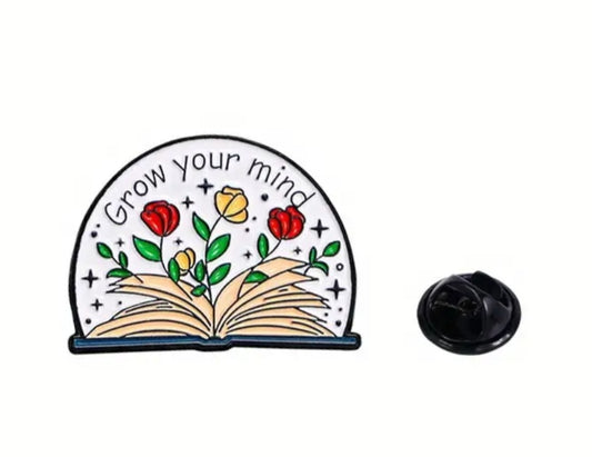 "Grow your mind" Pin