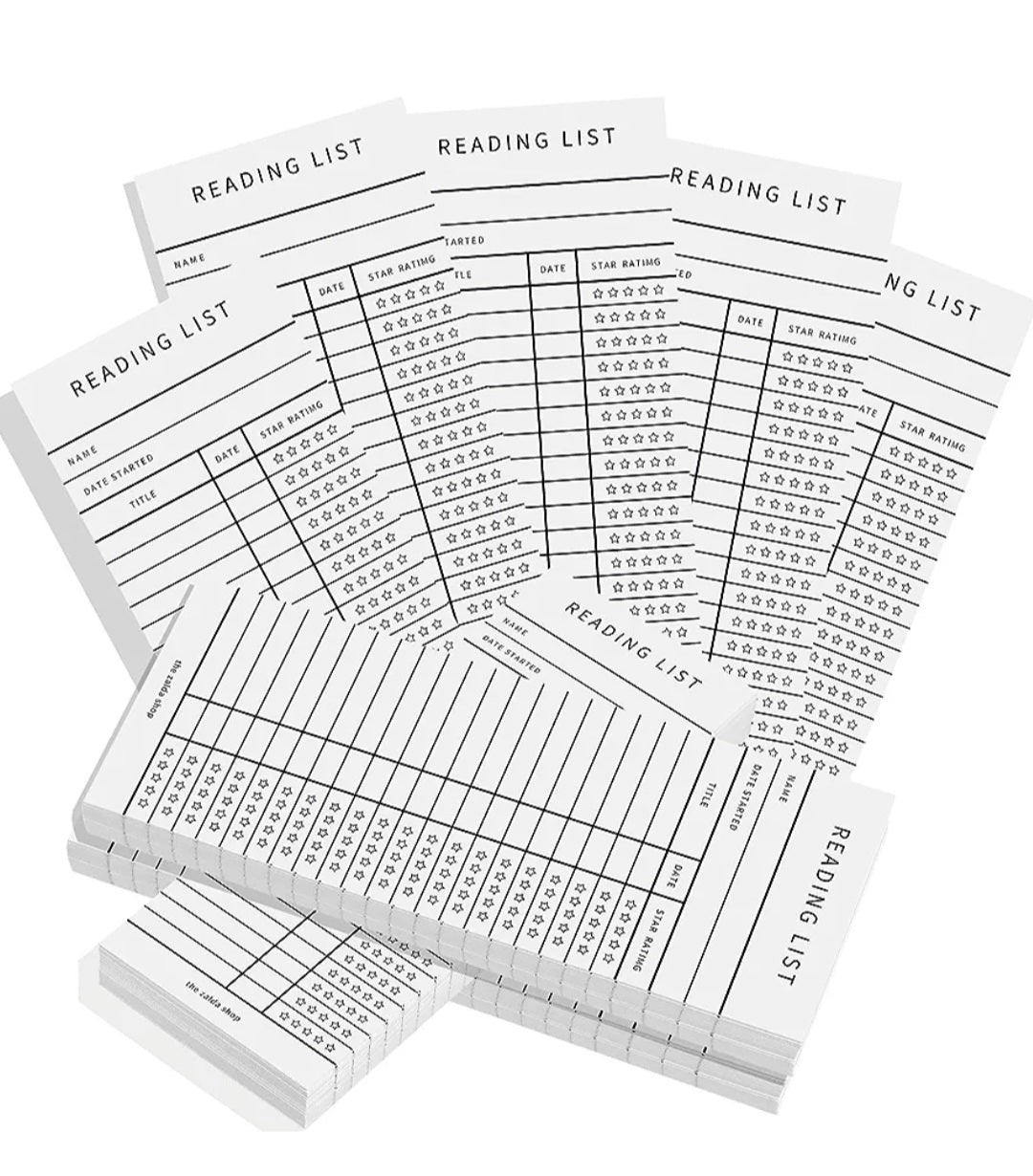 Book Tracker Bookmark