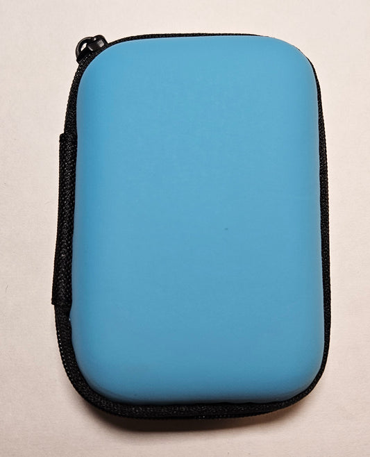 Mini Zipper Case - Blue