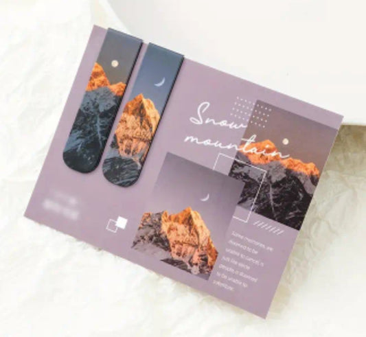 "Snow Mountain" Magnetic Bookmark